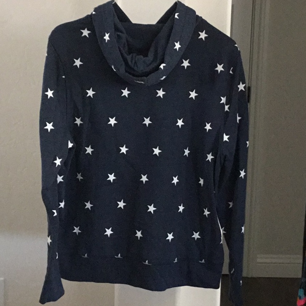 Women’s, Amazon essentials, size L, Navy and white starts - Picture 2 of 3